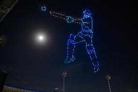 Sri Lanka Cricket Display Drone Show During The LPL Final Match In Colombo