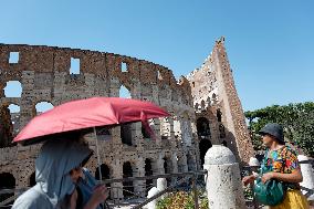 Extreme Heat Affects Daily Life In Italy