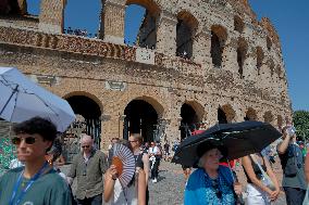 Extreme Heat Affects Daily Life In Italy