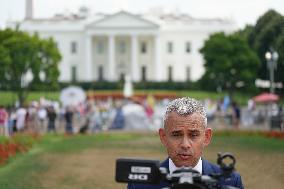 Scenes From The White House As Joe Biden Ends His Campaign