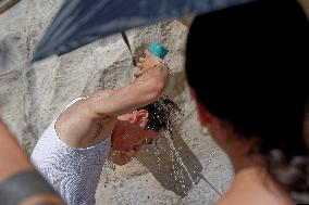 Extreme Heat Affects Daily Life In Italy