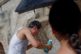 Extreme Heat Affects Daily Life In Italy