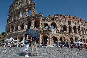 Extreme Heat Affects Daily Life In Italy