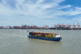 Yangshan Port in Shanghai