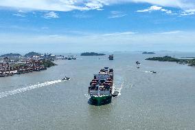 Yangshan Port in Shanghai