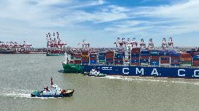 Yangshan Port in Shanghai