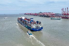 Yangshan Port in Shanghai