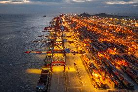 Yangshan Port in Shanghai