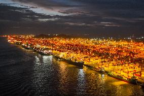 Yangshan Port in Shanghai