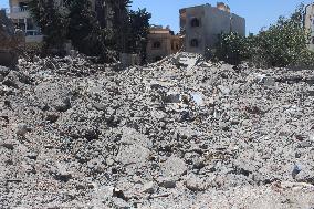 LEBANON-HOULA-ISRAELI AIRSTRIKES