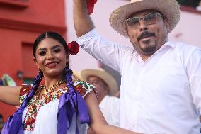 MEXICO-OAXACA-GUELAGUETZA-PARADE