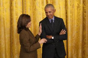 Kamala Harris Thrust Into Spotlight As Biden Bows Out