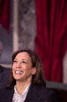 Kamala Harris Thrust Into Spotlight As Biden Bows Out