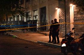 Fatal Shooting Outside Ryerson Street Migrant Center In Brooklyn New York