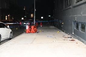 Fatal Shooting Outside Ryerson Street Migrant Center In Brooklyn New York