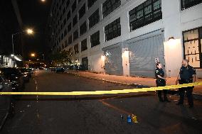 Fatal Shooting Outside Ryerson Street Migrant Center In Brooklyn New York