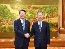 CHINA-BEIJING-ZHAO LEJI-JAPAN-LOWER HOUSE-VICE SPEAKER-MEETING (CN)