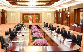 CHINA-BEIJING-ZHAO LEJI-JAPAN-LOWER HOUSE-VICE SPEAKER-MEETING (CN)