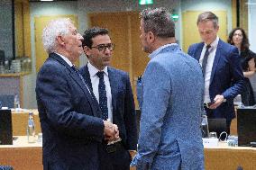 Stephane Sejourne At Meeting Of EU Foreign Ministers - Brussels