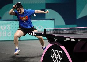 (PARIS2024)FRANCE-PARIS-TABLE TENNIS-TEAM CHINA-TRAINING