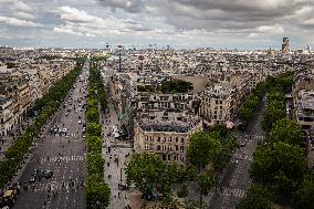 View From Arc De Triomphe Terrace