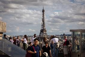 View From Arc De Triomphe Terrace