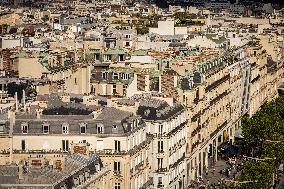 View From Arc De Triomphe Terrace