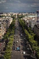 View From Arc De Triomphe Terrace