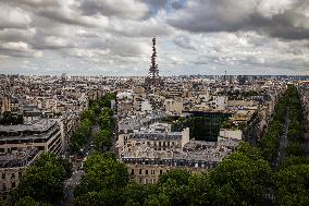 View From Arc De Triomphe Terrace