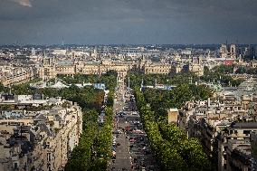 View From Arc De Triomphe Terrace