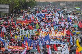 Demonstration During The SONA Of President Marcos Jr.