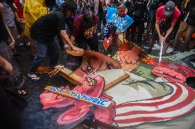 Demonstration During The SONA Of President Marcos Jr.