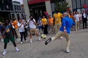 (PARIS2024)FRANCE-PARIS-BACH-OLYMPIC VILLAGE TOUR