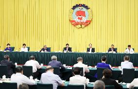 CHINA-BEIJING-WANG HUNING-CPPCC-SYMPOSIUM-H1-ECONOMIC SITUATION (CN)