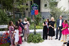 Inauguration of the Muhammad Yunus Place - Paris