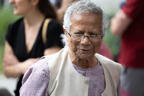 Inauguration of the Muhammad Yunus Place - Paris