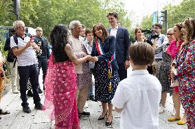 Inauguration of the Muhammad Yunus Place - Paris