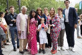 Inauguration of the Muhammad Yunus Place - Paris