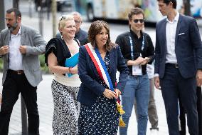 Inauguration of the Muhammad Yunus Place - Paris