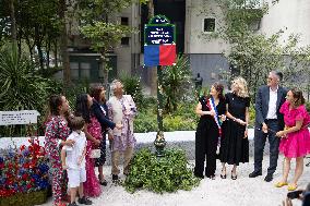 Inauguration of the Muhammad Yunus Place - Paris