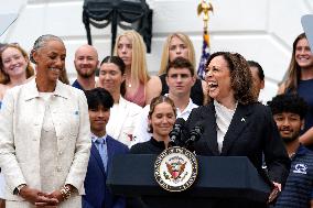 Kamala Harris delivers remarks - Washington