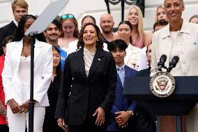 Kamala Harris delivers remarks - Washington