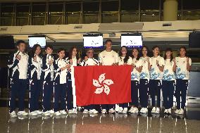 (PARIS2024)CHINA-HONG KONG-PARIS 2024-DELEGATION-DEPARTURE (CN)