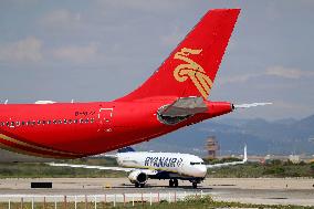 Daily life at Barcelona airport