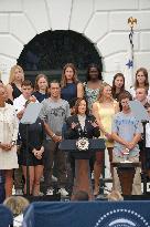 Vice President Kamala Harris Welcomes NCAA Champions To The White House