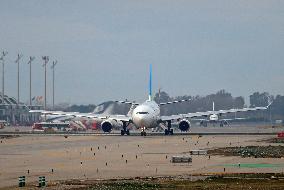 Daily life at Barcelona airport