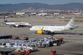 Daily life at Barcelona airport