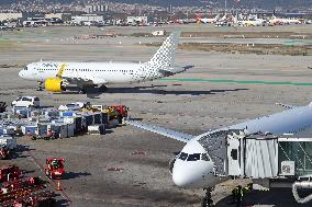 Daily life at Barcelona airport