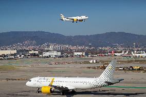 Daily life at Barcelona airport