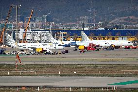 Daily life at Barcelona airport